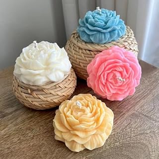 Peony Candle Rose -Pack of 2