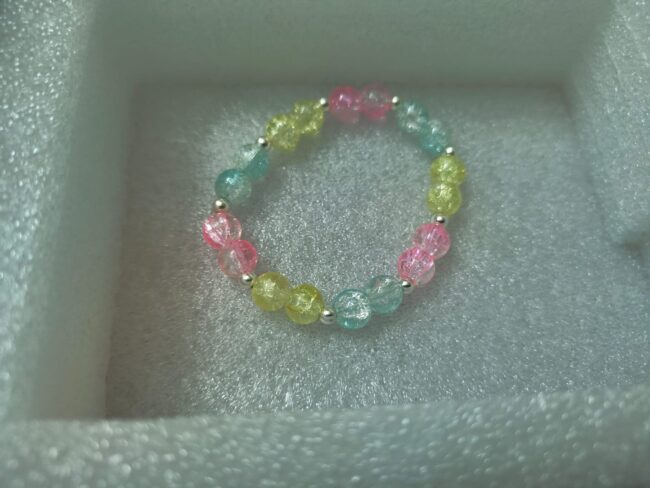 Multicolor Crystal Bead Bracelet(Pack of 2) - Image 3