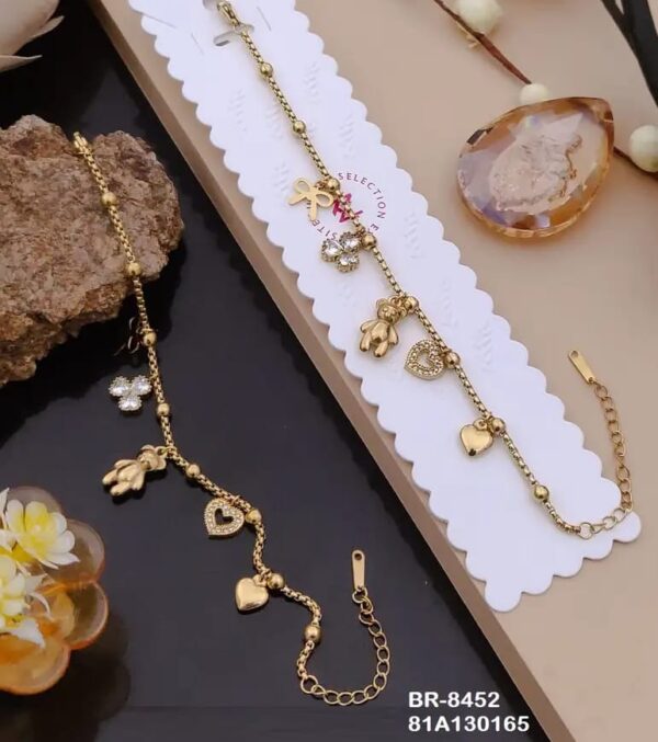 The "Gilded Anchor" Anti-Tarnish Bracelet – Premium 18K Gold Plated Chain